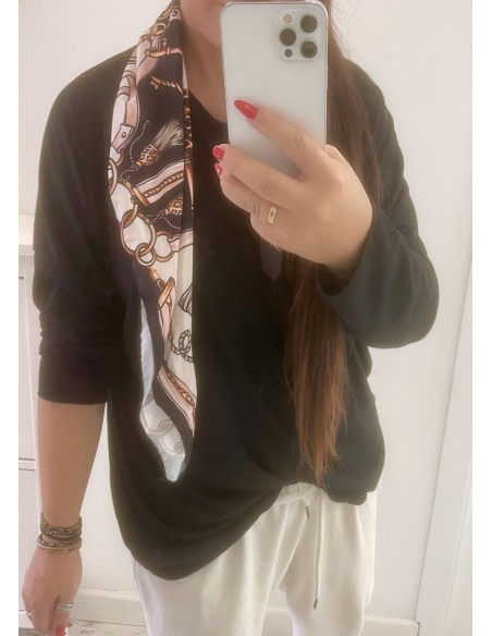 Jersey fino con pañuelo