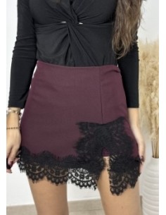 Mini Falda encajes
