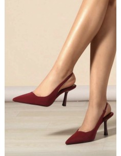 Estiletos destal burdeos