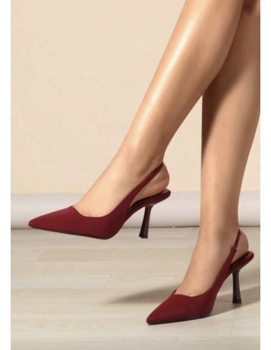 Estiletos destal burdeos