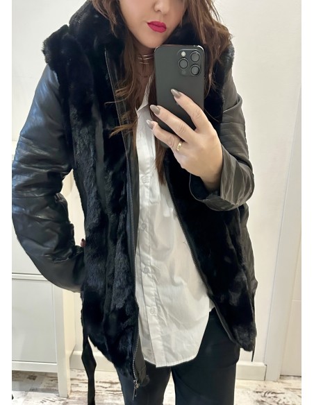 Cazadora PELOS long polipiel