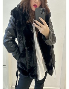 Cazadora PELOS long polipiel 2