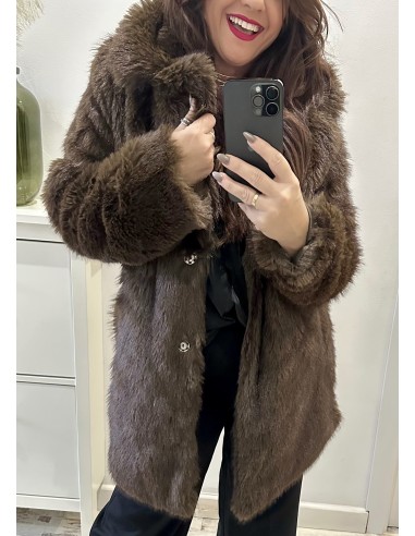 Abrigos pelos brown