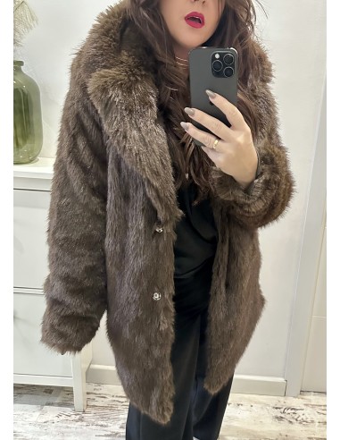 Abrigos pelos brown