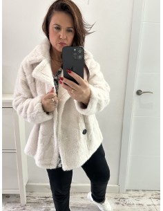 Abrigo WHITE pelos 2