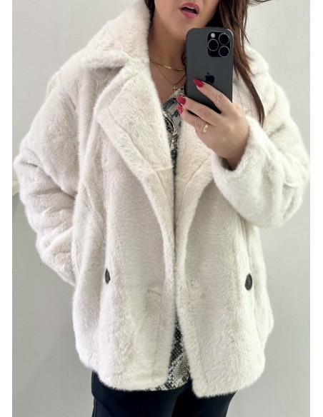 Abrigo WHITE pelos