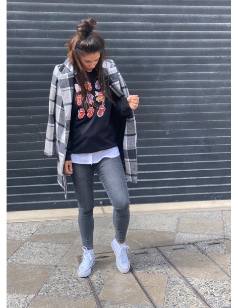 Abrigo trendy CUADROS 2