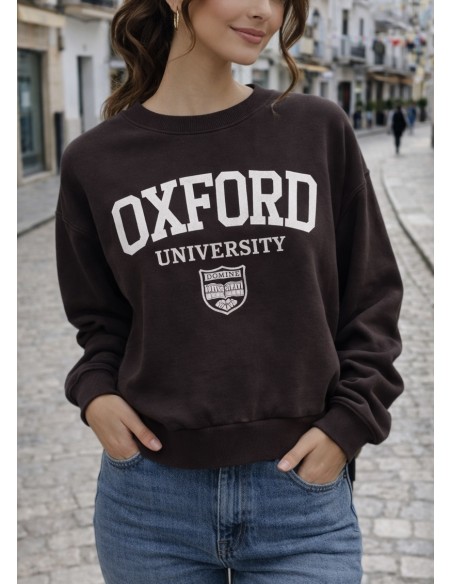 Sudadera OXFORD MARRON
