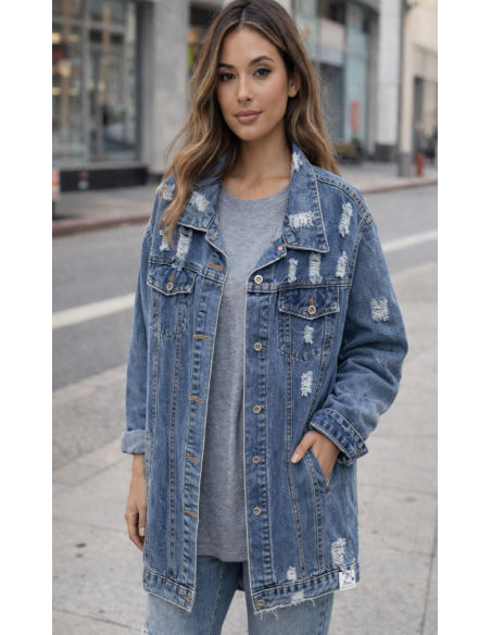 Cazadora Denim LONG