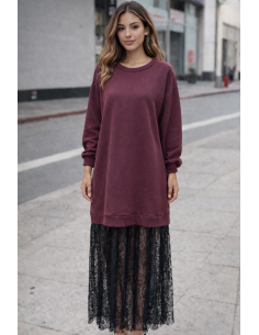 Vestido encaje ALGODON