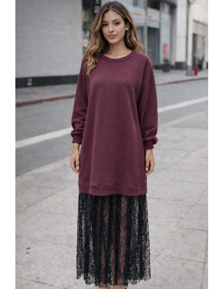 Vestido encaje ALGODON