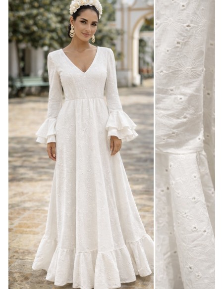 Bata Perforada FLAMENCA