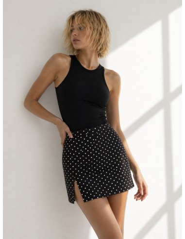 Mini Falda pantalon lunares