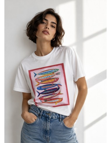 Camiseta Sardinas colores