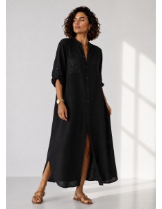 Vestido Camisero brillo 2