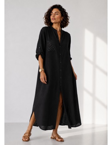Vestido Camisero brillo