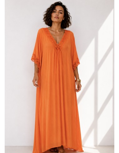 Vestido oversize filo encaje