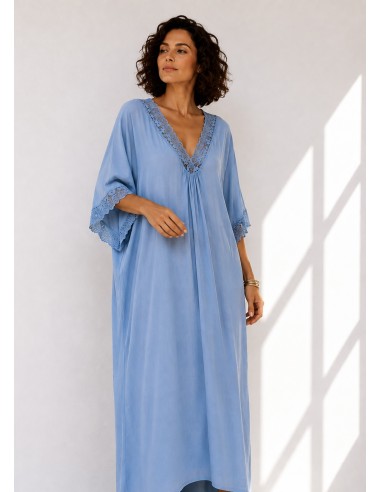 Vestido oversize filo encaje