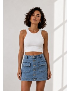 FALDA Pantalon DENIM KERRY