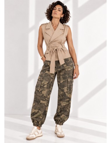 Pantalón Kargo jogger Camuflaje foto