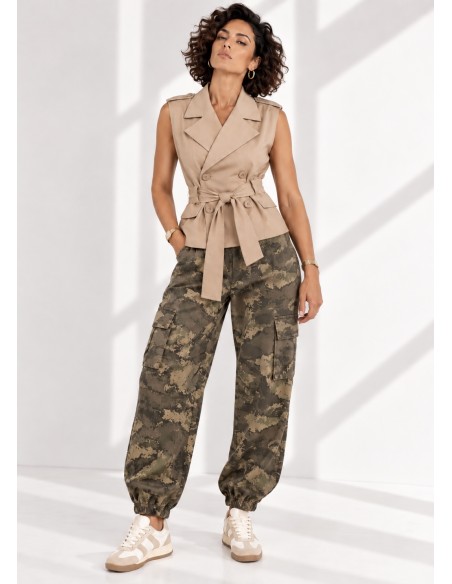 Pantalón Kargo jogger Camuflaje foto