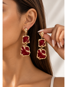 Pendientes BURDEOS 2