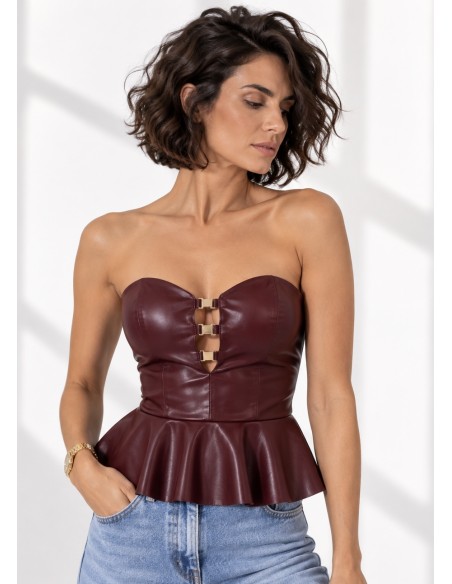 Top POLIPIEL PLUM