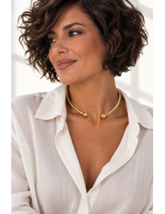 Choker FINO DORADO