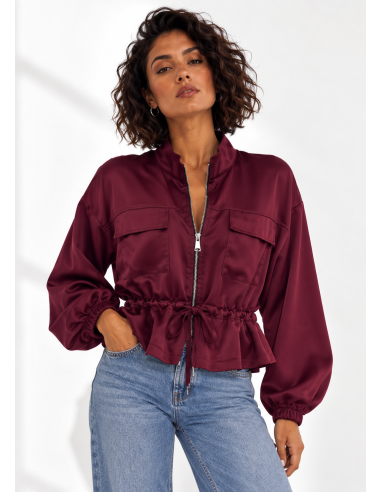 Bomber satinada