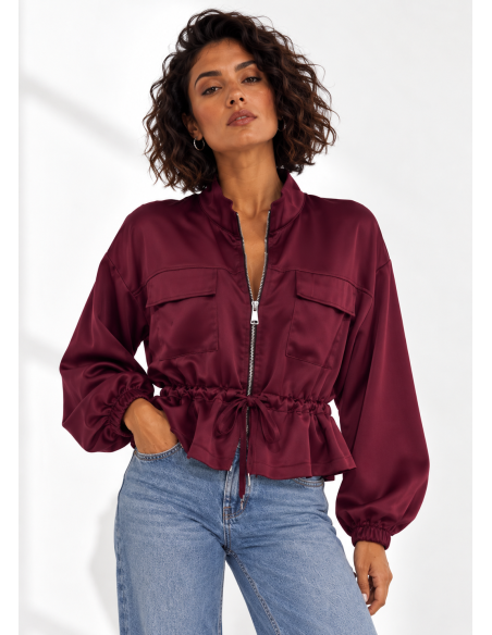 Bomber satinada