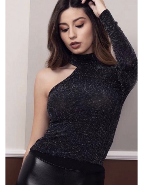 Top brillo asimétrico