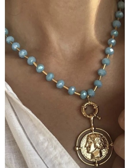 COLGANTE bolitas BLUE