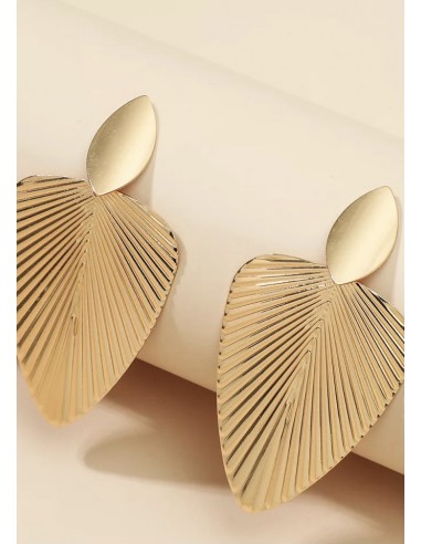 Pendientes hoja Gold