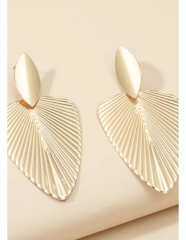 Pendientes hoja Gold